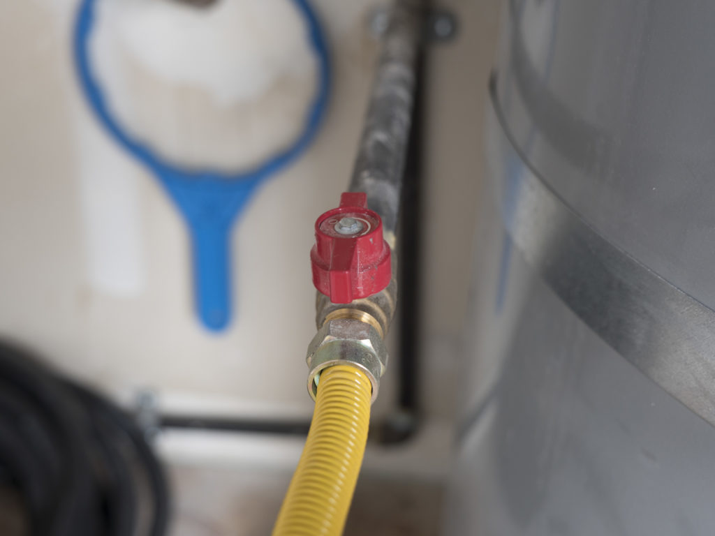 tankless water heater gas line