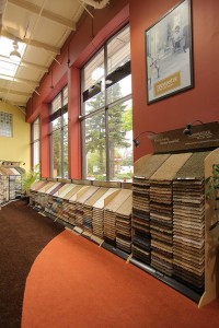 Many carpet showrooms carry environmentally-friendly carpet cushion products. Photo: City Carpets (2013)