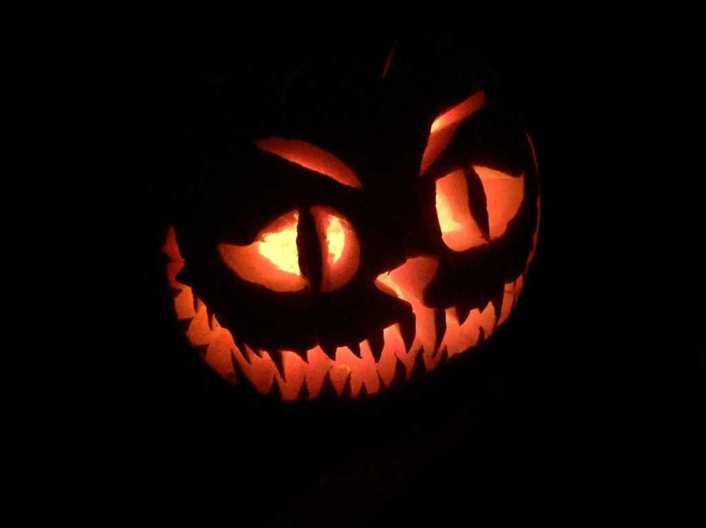 cheshire cat jack o lantern