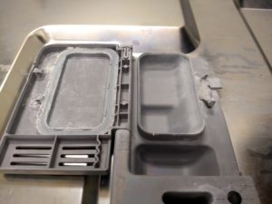 broken dishwasher detergent dispenser