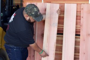 redwood fence boards