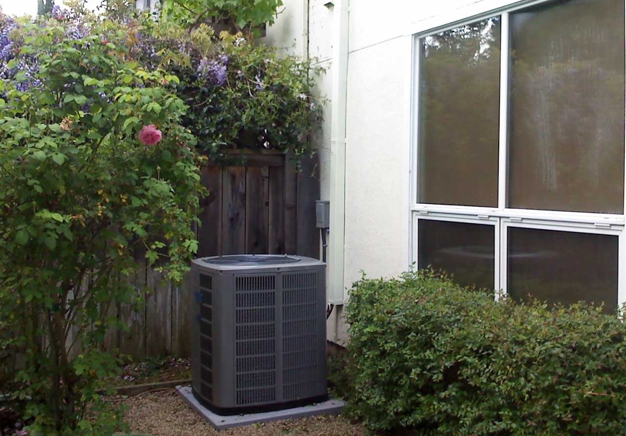 exterior air conditioning unit