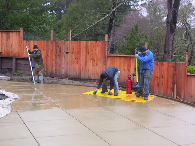 stamped concrete