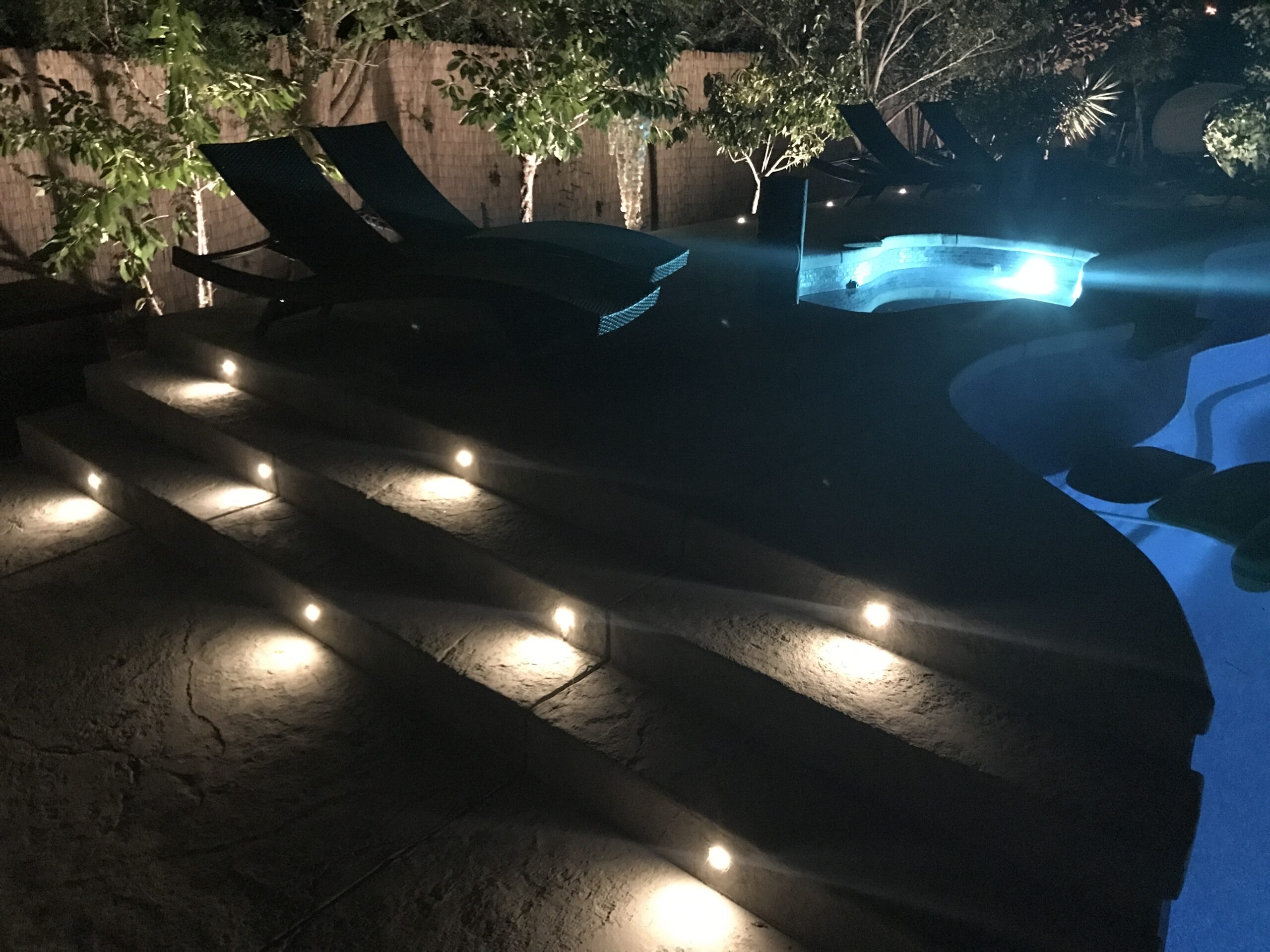 exterior lighting deck