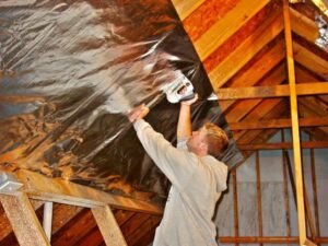 installing a radiant barrier in the attic