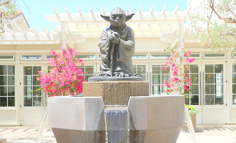 Yoda statue in San Francisco Presidio