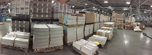 A panoramic view of Creel Printing. There are more then 800,000 prints of the Diamond Certified Directory here!